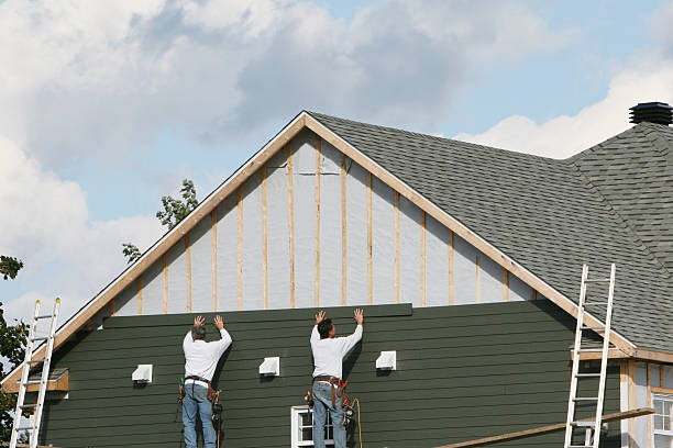 Professional Siding Contractor technician working in Enola, PA